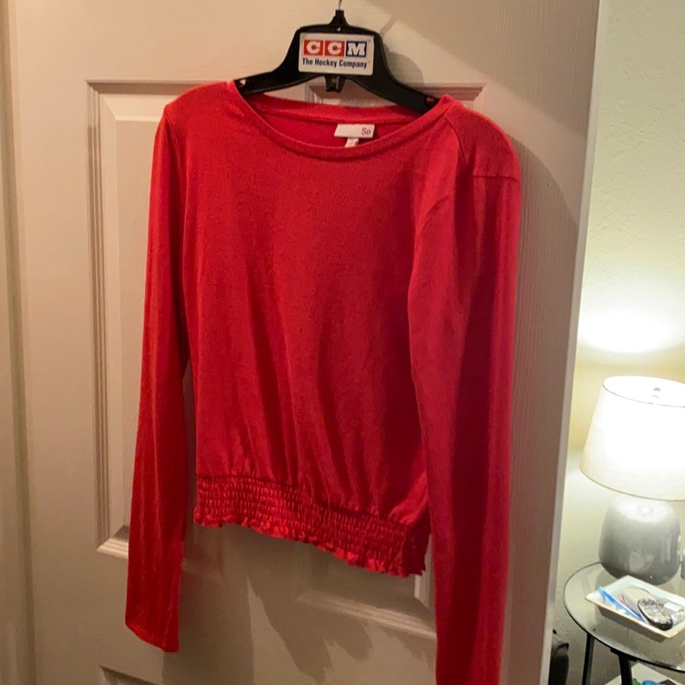 Pink Long Sleeve Top
